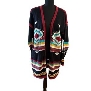 Billabong small Open Front Knit Cardigan Sweater Anabelle Flyaway From Buckle